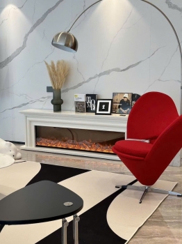 Giá lò sưởi trang trí âm tường cho phòng khách biệt thự