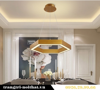 Đèn led thả trần hình lục giác DLAA 001