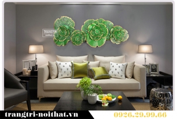 Hoa sắt trang trí nội thất chung cư TBB 075