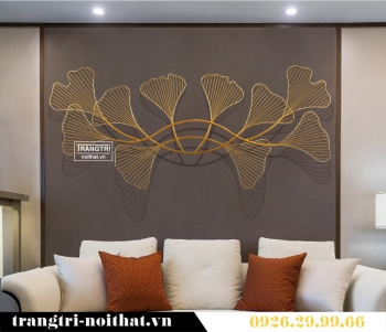 Decor trang trí nội thất hình lá trẻ chung,ấn tượng TBB 086