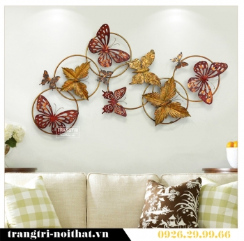 Hoa sắt trang trí nội thất ấn tượng,trẻ chung TBB 085