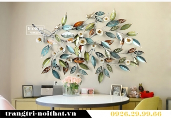Tranh hoa sắt trang trí nội thất độc đáo TBB 084