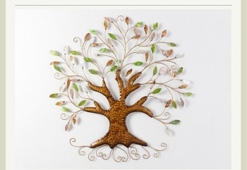 Cây decor kim loại gắn tường trang trí TBB 119