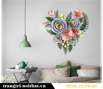 Tranh decor hoa hồng trang trí nội thất TBB 160