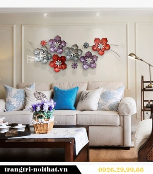 Tranh hoa sắt trang trí nội thất TBB 158
