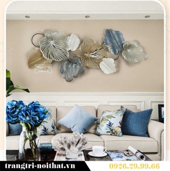 Tranh trang trí, tranh sắt treo tường lá cây TBB 170