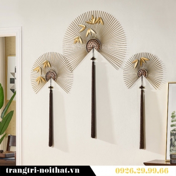 Tranh decor tạo hình quạt trang trí TBB 231