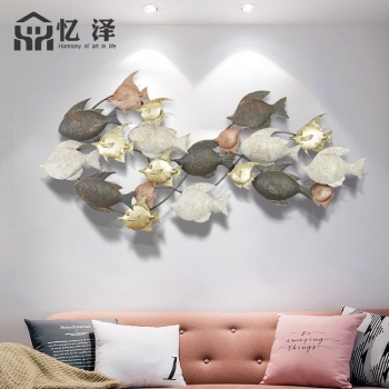 Cá decor kim loại trang trí nội thất TBB 293