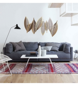Lá decor kim loại treo tường TBB 323