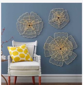 Decor hoa sắt treo tường trang trí TBB 353