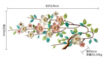 Decor hoa kim loại trang trí TBB 439