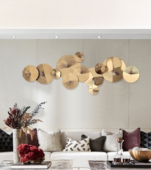 Tranh sắt tròn treo tường cao cấp, hiện đại  TBB 570